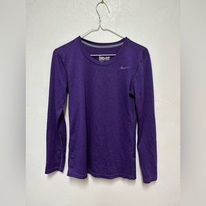 Nike long sleeved dri fit - small